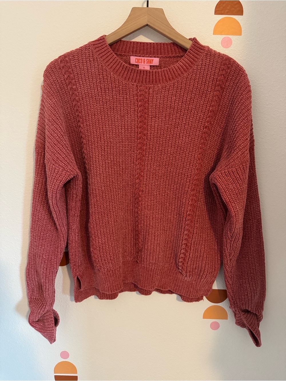 COCO & SHAY Women's Rosewood Crewneck Sweater N0084